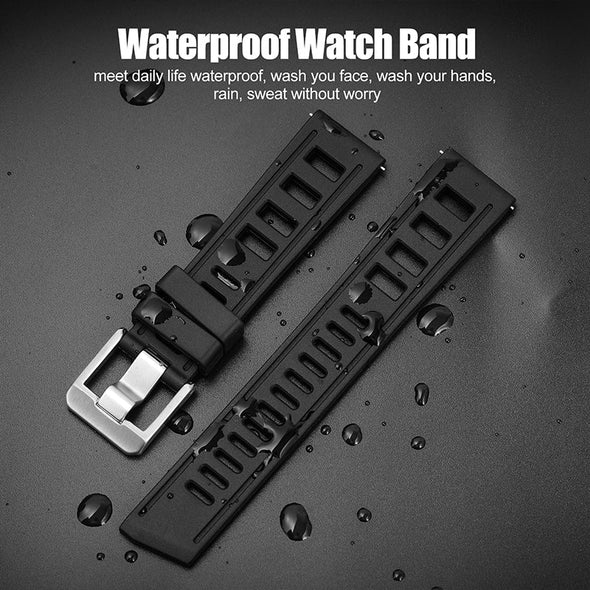 Premium Grade Rubber Dive Watchband