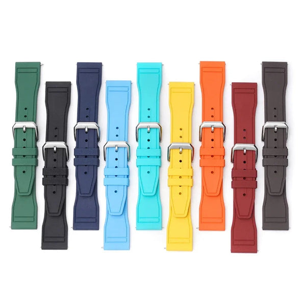 Premium-Grade FKM Rubber Watchband