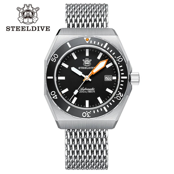 ★Welcome Deals★Steeldive SD1963 NH35 Automatic Men Watch