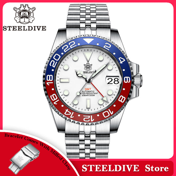 ★Anniversary Sale★Steeldive SD1993 NH34 GMT Automatic Watch V2