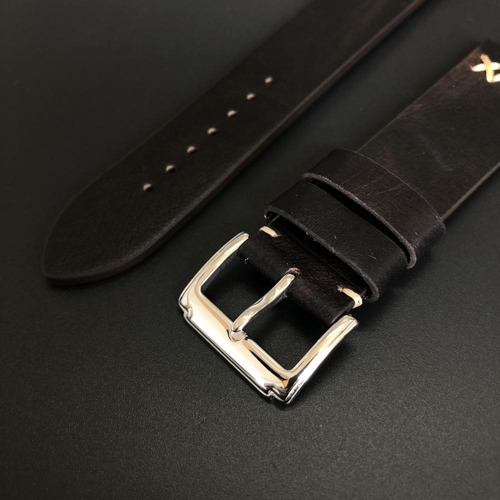 22mm Vintage Leather Watch Strap | Watch Band | Steeldive Official ...