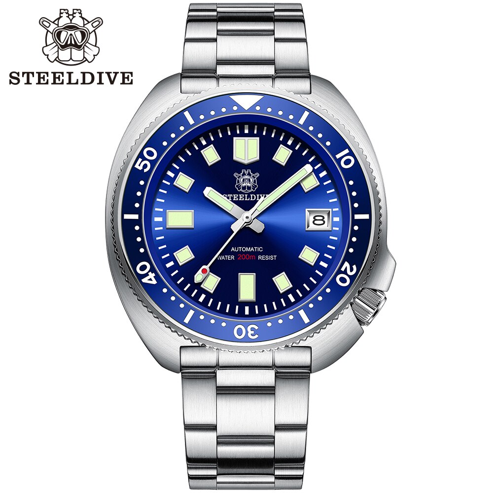 Buy Steeldive Watch - SD1972 6105-8110 King Turtle Dive Watch V2